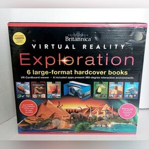 ENCYCLOPEDIA BRITANNICA Virtual‎ Reality Exploration 6 Interactive Books Set